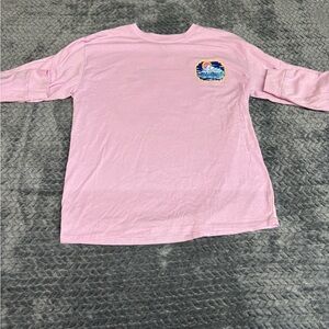 Girl’s Long-Sleeve Pink Graphic Tee